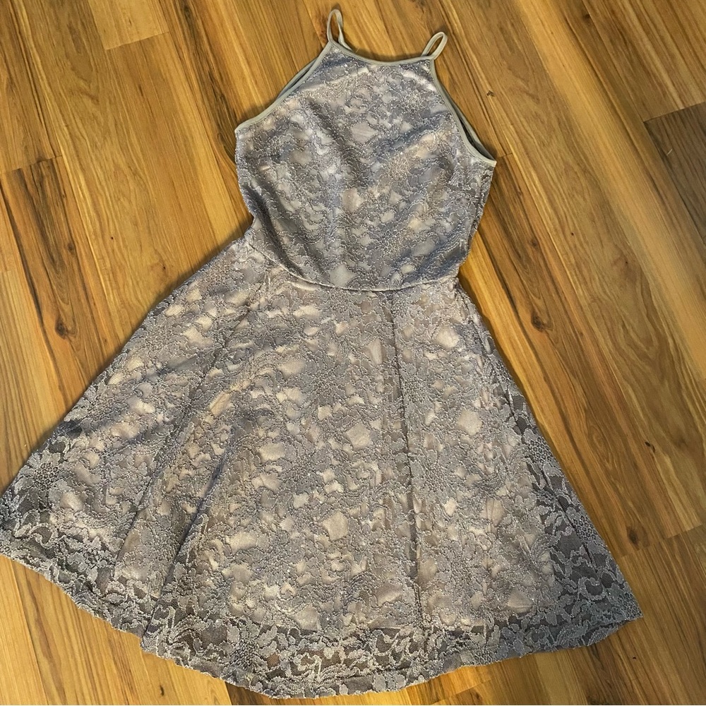 Gold holiday party dress